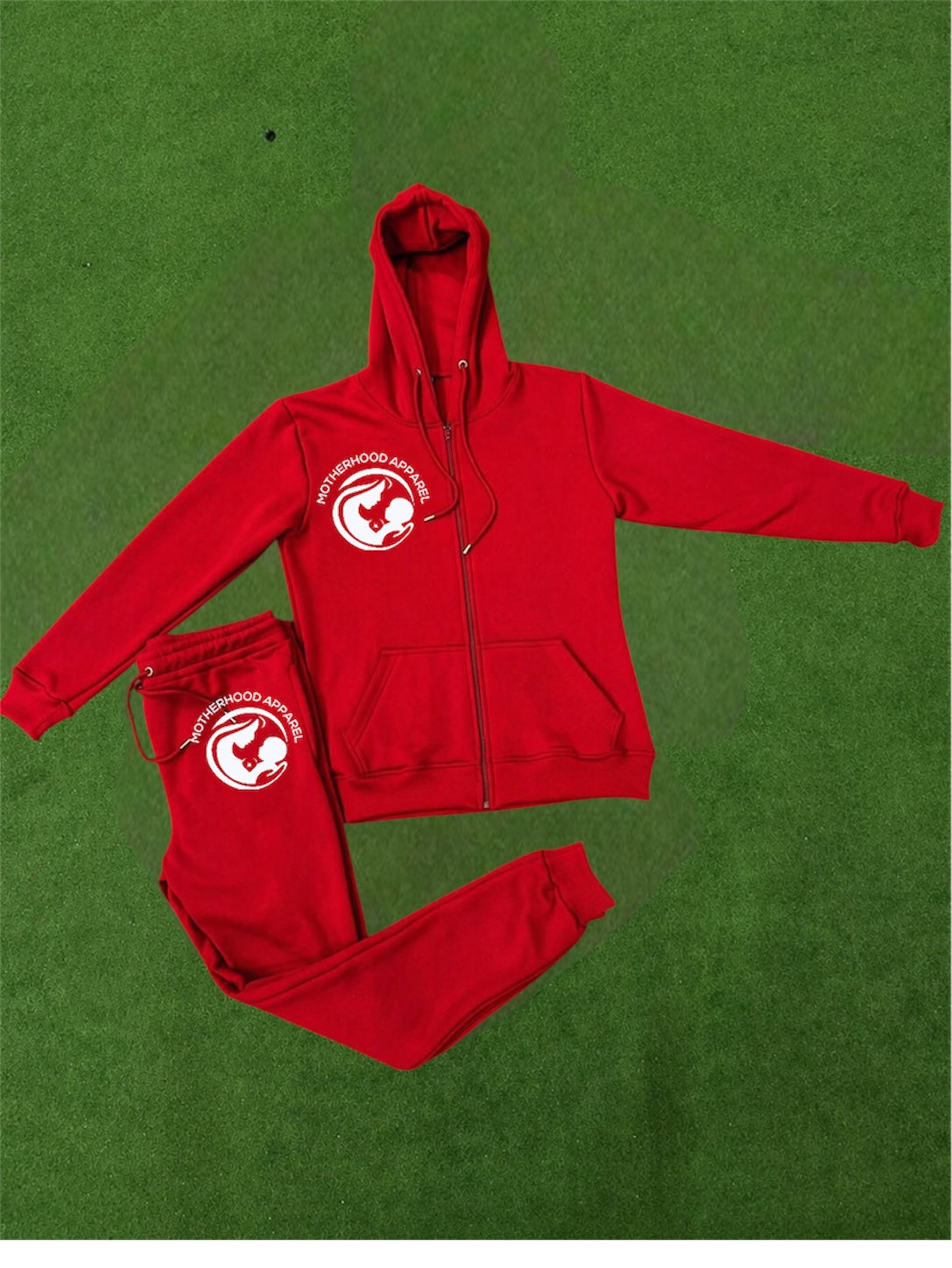 Motherhood zip up joggersuit