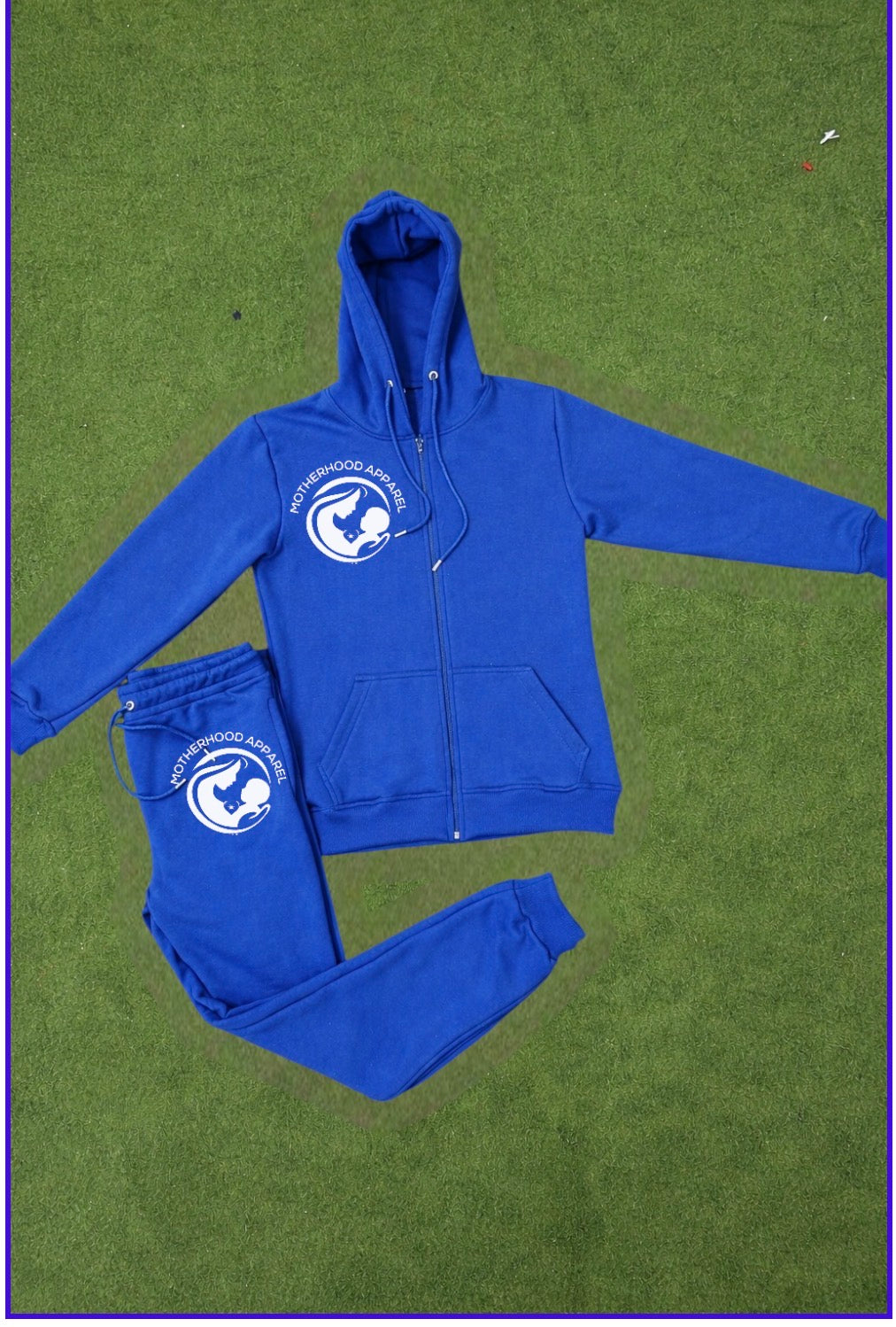 Motherhood zip up joggersuit