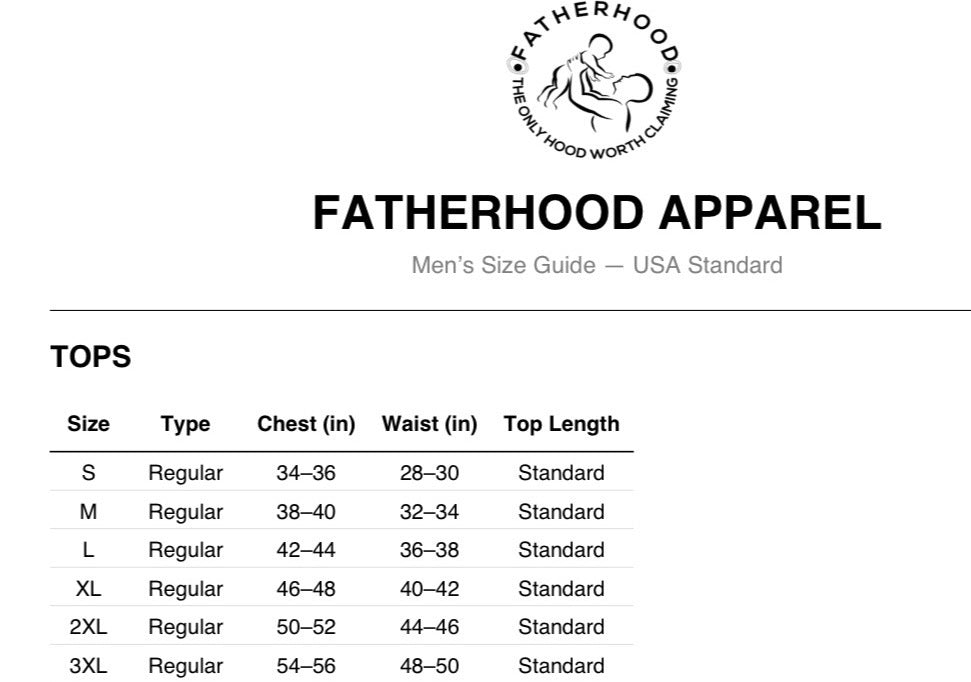 Fatherhood zip up hoody